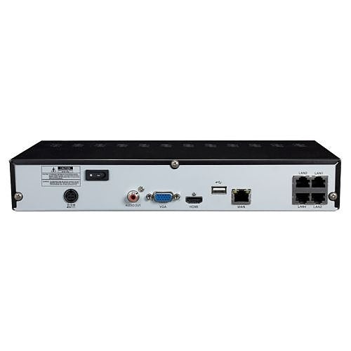 Speco Technologies ZIP44T2 | 4 Channel NVR with 2TB and 4 Digital Deterrent Turret Cameras