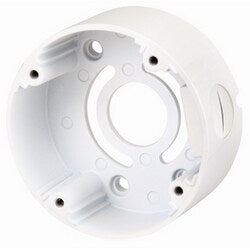 Speco Technologies CVCJBBW | Round Junction Box, White