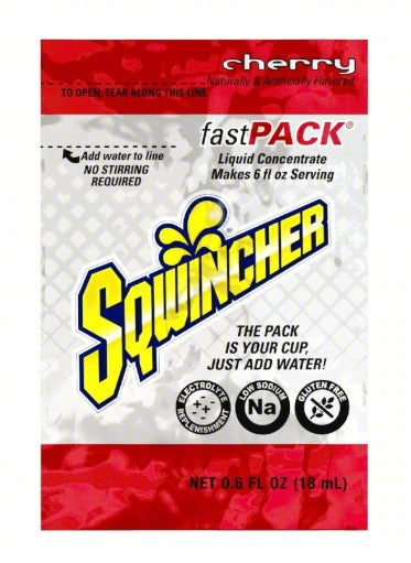 Sqwincher 159015301 | Fast Pack Cherry, 6 Ounces, 200 Packs