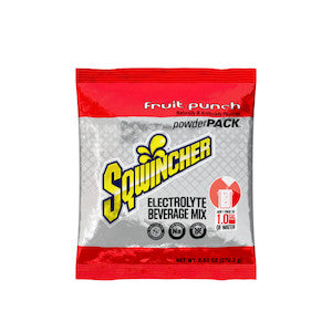 Sqwincher 159016005 | 1 Gallon Powder Pack Fruit Punch, 20 Packs