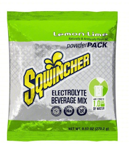 Sqwincher 159016008 | 1 Gallon Powder Pack Lemon-Lime, 20 Packs
