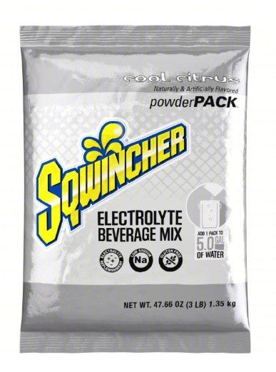 Sqwincher 159016402 | 5 Gallon Powder Pack Cool Citrus, 16 Packs