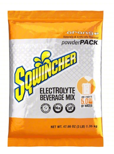 Sqwincher 159016404 | 5 Gallon Powder Pack Orange, 16 Packs