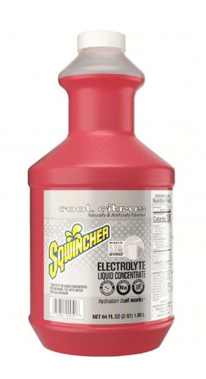 Sqwincher 159030330 | 5 Gallon Liquid Concentrate Cool Citrus, 6 64-Ounce Bottles