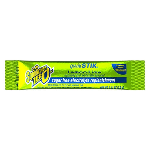 Sqwincher 159060106 | Zero Qwik Stik Lemon-Lime, 20-Ounce Stiks, 50/Bag