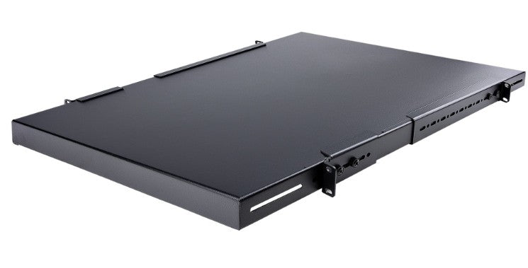 Startech.Com Ltd ADJSHELFHD | 1U 4-Post Adjustable Server Rack Mount Shelf - 330lbs(150 kg) - 19.5 to 38in Adjustable Mounting Depth Universal Tray