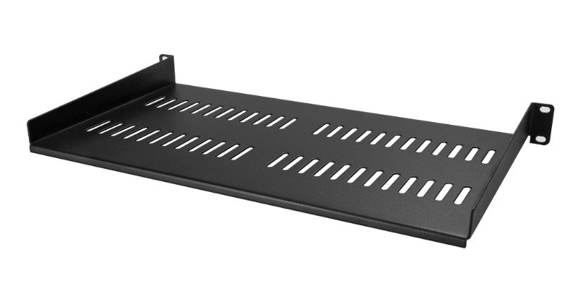 Startech.Com Ltd CABSHELFV1U | 1U Server Rack Shelf - Universal Vented Rack Mount Cantilever Tray for 19" Network Equipment Rack & Cabinet