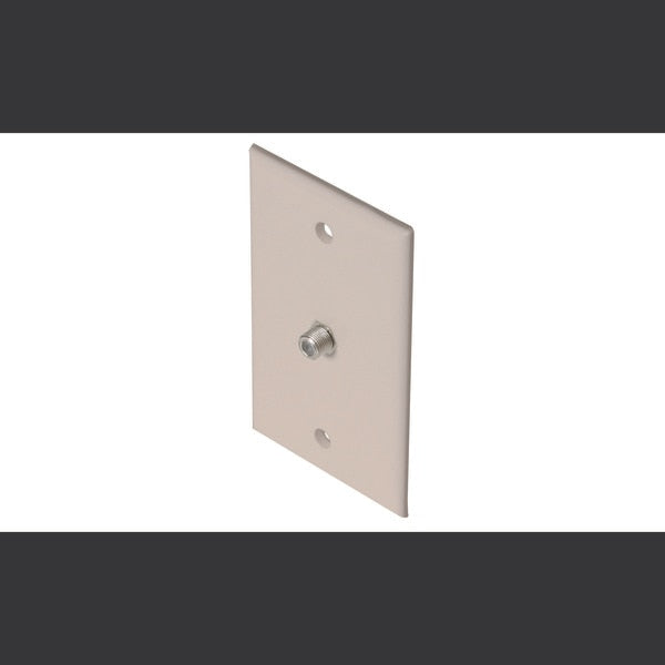 Steren 200-251AL | TV Wall Plate 1-F81 Almond