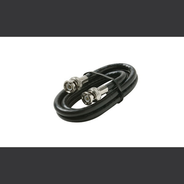 Steren 205-580BK | BNC-BNC RG6 cULus Cable Black, 3ft