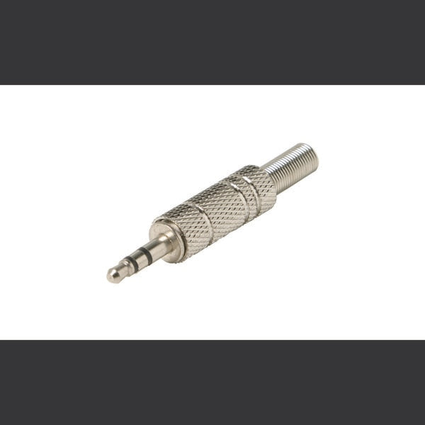 Steren 250-150 | Stereo Audio Plug Metal Handle, 3.5mm
