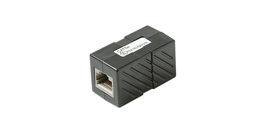 Steren Electronics 310-039BK | Cat 5e Cable Coupler, Black