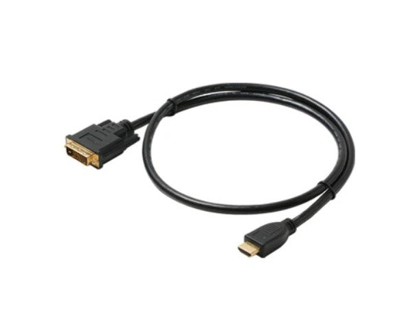 Steren Electronics 516-915BK | 15ft DVI-D to HDMI Cable with Gold Connectors - Black