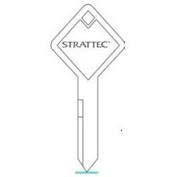 Strattec Security Corporation 322861 | Key Blank, 91 Groove, For Industrial/Marine, Heavy Truck, 10 each per Pack