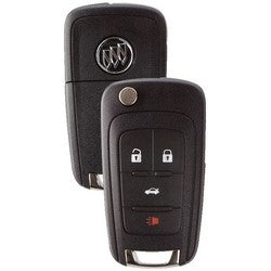 Strattec Security Corporation 5912555 | Key Remote, 4-Button, Flip, 315 Megahertz, Z0001-Z6000 Key Code, OBP-10 Programming, For Buick 2010 Year Model