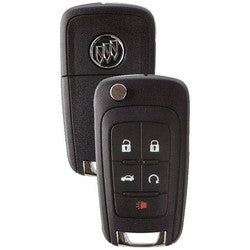 Strattec Security Corporation 5912556 | Key Remote, 5-Button, Flip, 315 Megahertz, Z0001-Z6000 Key Code, OBP-10 Programming, For Buick 2010 Year Model