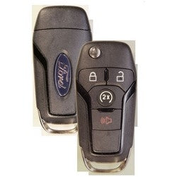 Strattec Security Corporation 5923694 | Key Blank, 2-Way, Flip, 902 Megahertz, OBP-19 Programming, Transponder, For Ford 2015 to 2017 Year Model