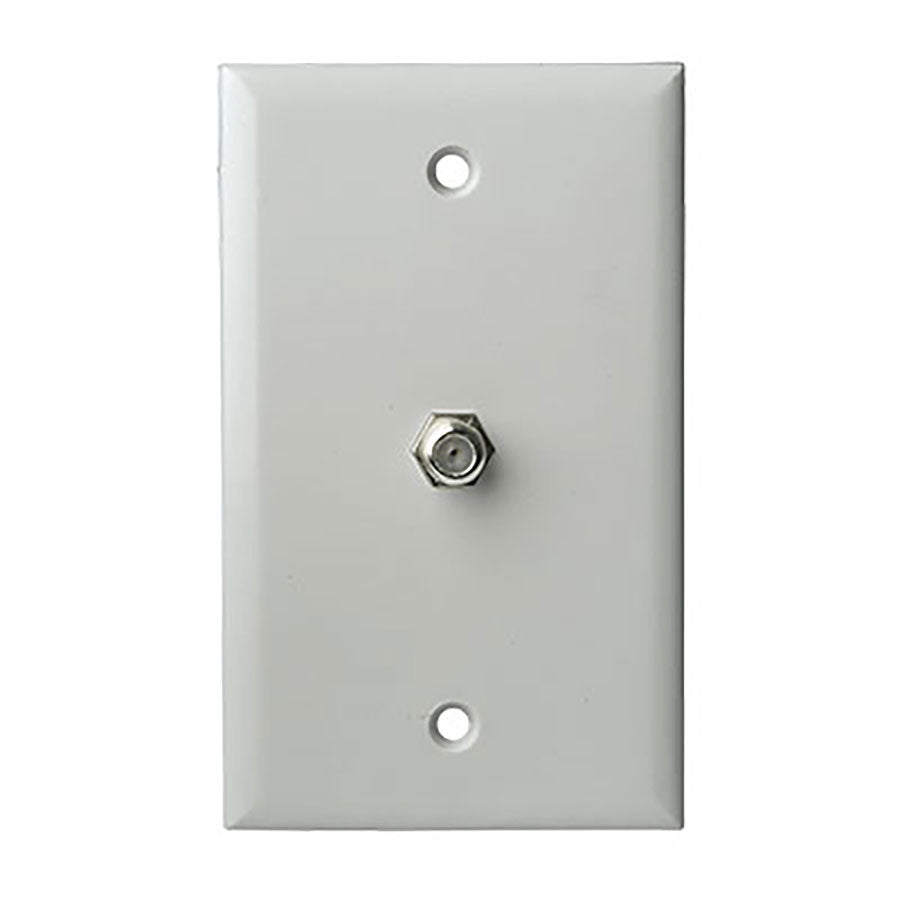 Structured Cable Products Inc 241-WT | Wall Plate, 1-Gang, White