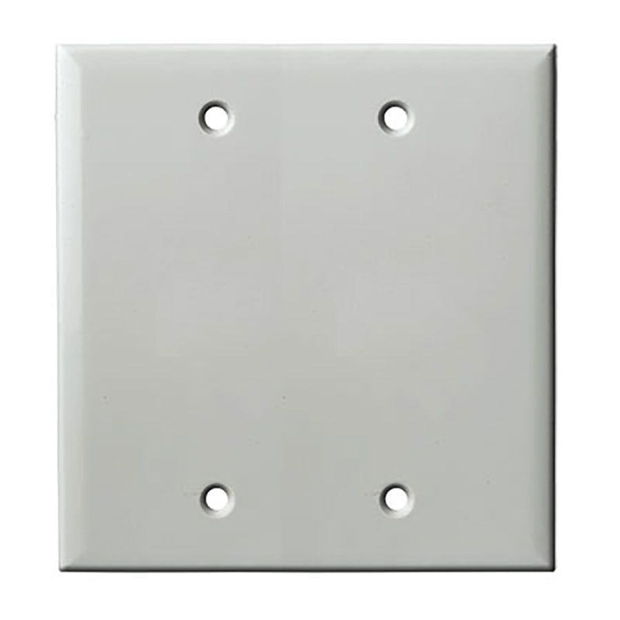 Structured Cable Products Inc 249-WT | Wall Plate, 2-Gang, White
