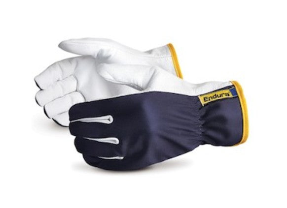 Superior Gloves 378GAX-L | Superior Glove Endura Goatskin Drivers Gloves Keystone Thumb, Goatskin Palm/Spandex Back, Large