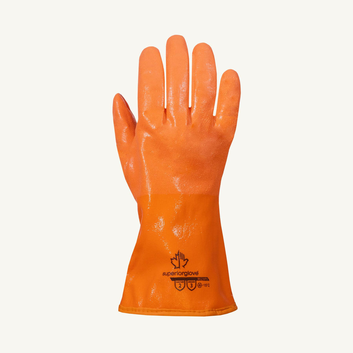 Superior Gloves NS230PU-XL | Water Protection Gloves, Polyurethane, Water Protection, Length 12 in., Lined, X-Large