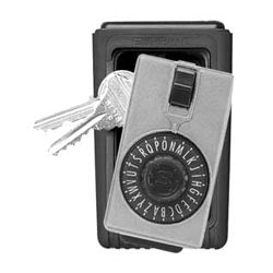 Supra Key Control Ltd 1010 | Keysafe Original Portable, Dial Combination, Portable Mount, Titanium Finish, Clamshell Packaging, C3 Model (001010)