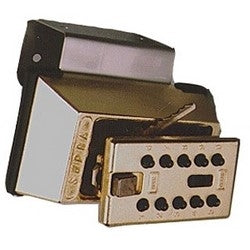 Supra Key Control Ltd 1017 | Keysafe Original Portable, Pushbutton, Over-the-Door Mount, 2.53" W x 2.22" D x 4.13" H, Titanium Finish