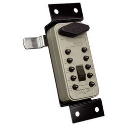 Supra Key Control Ltd 1798 | Cabinet Touchpoint Pushbutton Lock, Top/Surface/Flush Mount, With Bracket, Stop Cam, For Key Cabinet Door