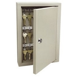 Supra Key Control Ltd 1801 | Key Cabinet Cam Lock 30 Key Capacity Cardboard Construction Includes 2 Keys, Numbered Key Tags, Key Rings, and Lock Location Chart