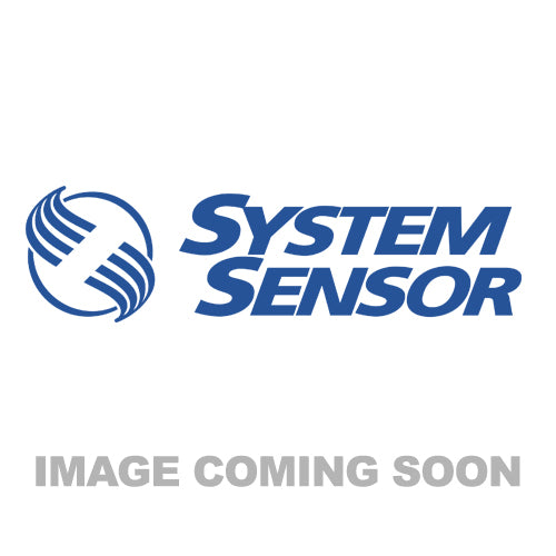 System Sensor SCWKLED-P | Outdoor Ceiling-Mounted LED Strobe, "PLAIN", White