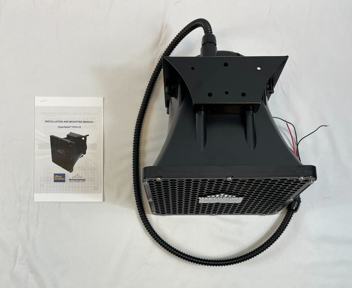 System Sensor 90215A-801-01-L | HyperSpike TCPA-10 Long Range Speaker UL 1480 C1D2 25/70/100V - Black