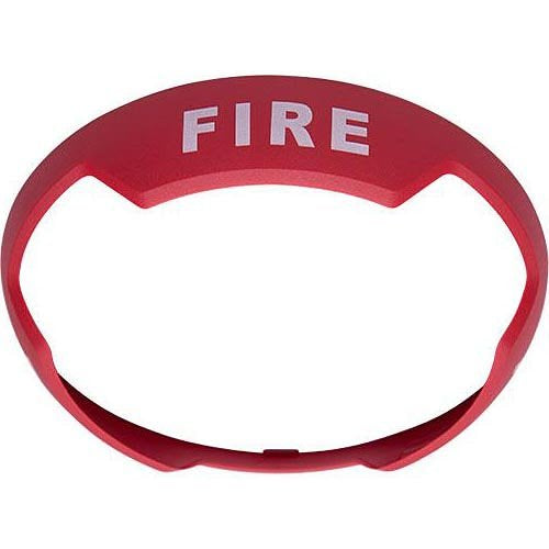 System Sensor BZRC-F - Fire Signal - L-Series Ceiling Red Bezel Kit