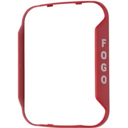 System Sensor BZSPR-PG - Control Panel - Wall Red Bezel Kit Fogo