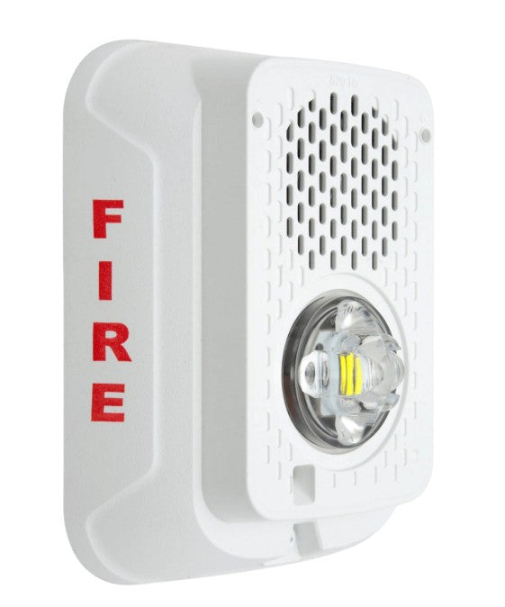 System Sensor P2WLED-LF | L-series With Led Lowfrequency Sounder Strobe, Wall, White