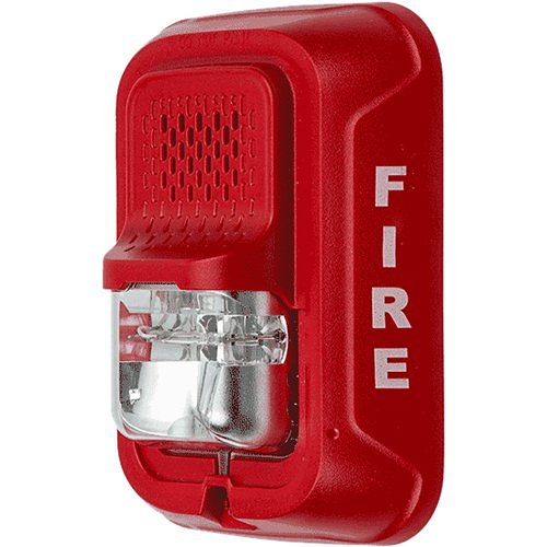 System Sensor P4RL - Horn - 4-Wire Red Wall Horn Strobe