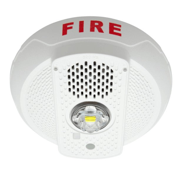 System Sensor PC2WLED-LF | L-series With Led Lowfrequency Sounder Strobe, Ceiling, White