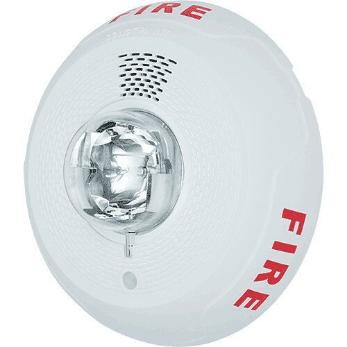 System Sensor PC4WL - Horn - 4-Wire Wht Ceiling Horn Strobe