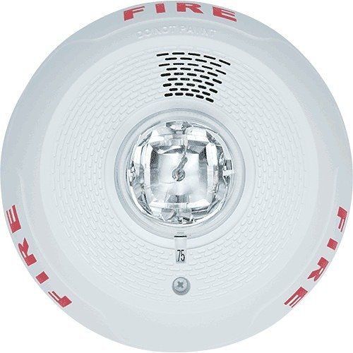 System Sensor PC4WL - Horn - 4-Wire Wht Ceiling Horn Strobe