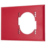 System Sensor RFP - Plate - Retrofit Mounting Plate, Red,