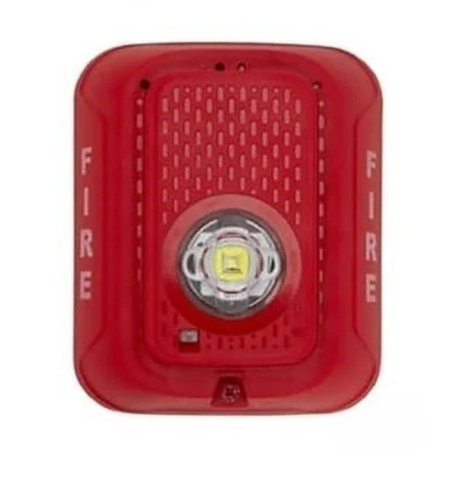 System Sensor SPSRKLED Outdoor Speaker Strobe LED Red Wall