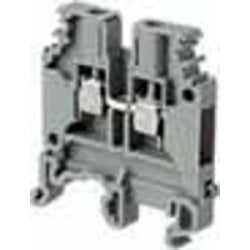 TE Connectivity 011511607 | Type M 4/6 Feed Through Terminal Block, Screw Clamp, Gray, 600V/30A.