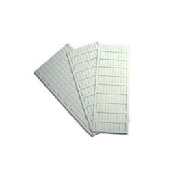 TE Connectivity 1SNK165011R0000 | Marker Card, Number Of Digits Per Marker - Vertical: 8, Marker Details=1 -> 100, 14 G, White, Horizontal, Polyamide