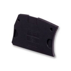 TE Connectivity 1SNK505910R0000 | End Section Cover, Dark Gray, 2.2 mm, Installation Temperature Range: -5 - 40 C, Operating Temperature Range: -55 - 110 C, Screw Clamp Terminal Blocks