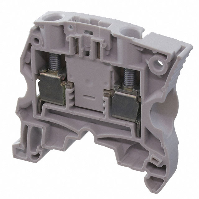TE Connectivity 1SNK508010R0000 | Screw Clamp Terminal Block, 1-Circuit, Block Feed-Through, 2 Positions, 57 A, 14.1 G, TH35-15, TH35-7.5