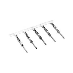 TE Connectivity 66098-7 | Multimate; Contact Type: Pin Contact Classification: Signal Type III+ Series Bright Tin-Lead Contact Plating, Mating Area, Material Wire Range: 0.80-1.40 [18-16] mm [AWG]