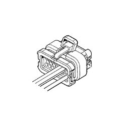 TE Connectivity 770680-2 | Housing for Female Terminals, Wire-To-Board, Sealable, Primary Locking Integrated In Housing, 23 Positions