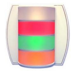 Tektone Sound & Signal LI386LED | Dome/Zone Light, Addressable, Multi-Purpose, 24 Volt Dc, 5" Polycarbonate Lens, For Nurse Call System