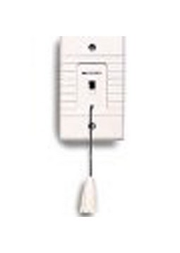 Tektone Sound & Signal SF117/4C | Emergency Call Switch, 4Pdt, Wire Lead Connection, 1-Gang Electrical Box Mount, Flame-Retardant Plastic Panel, For Emergency Call System