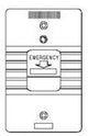 Tektone Sound & Signal SF155B | Emergency Station, 1-Gang, 1/4" Jack, Plastic Faceplate