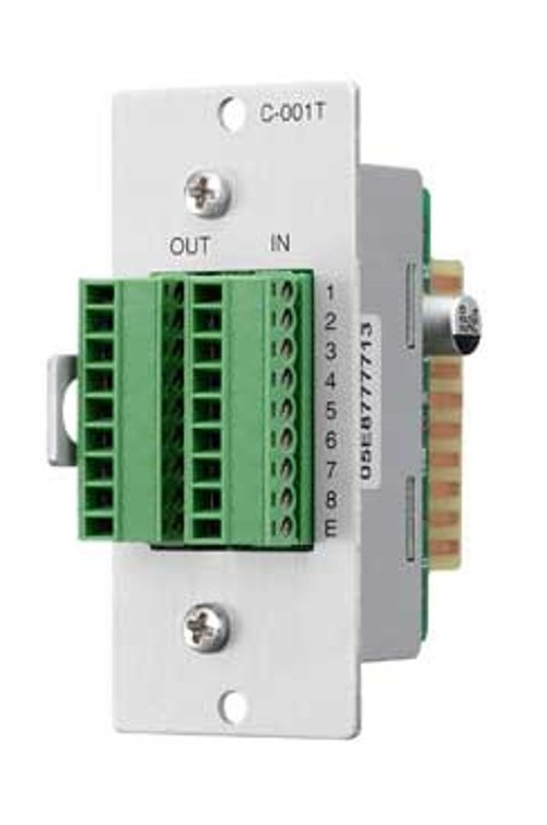 TOA Electronics C-001T | 8-Channel Input / Output Control Expansion Module for 9000 Series Amplifiers
