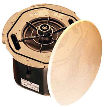 TOA Electronics F-2852CU2 | 6.5" Coaxial 6W Ceiling Speaker, Tile Bridge Included, Sold in Pairs